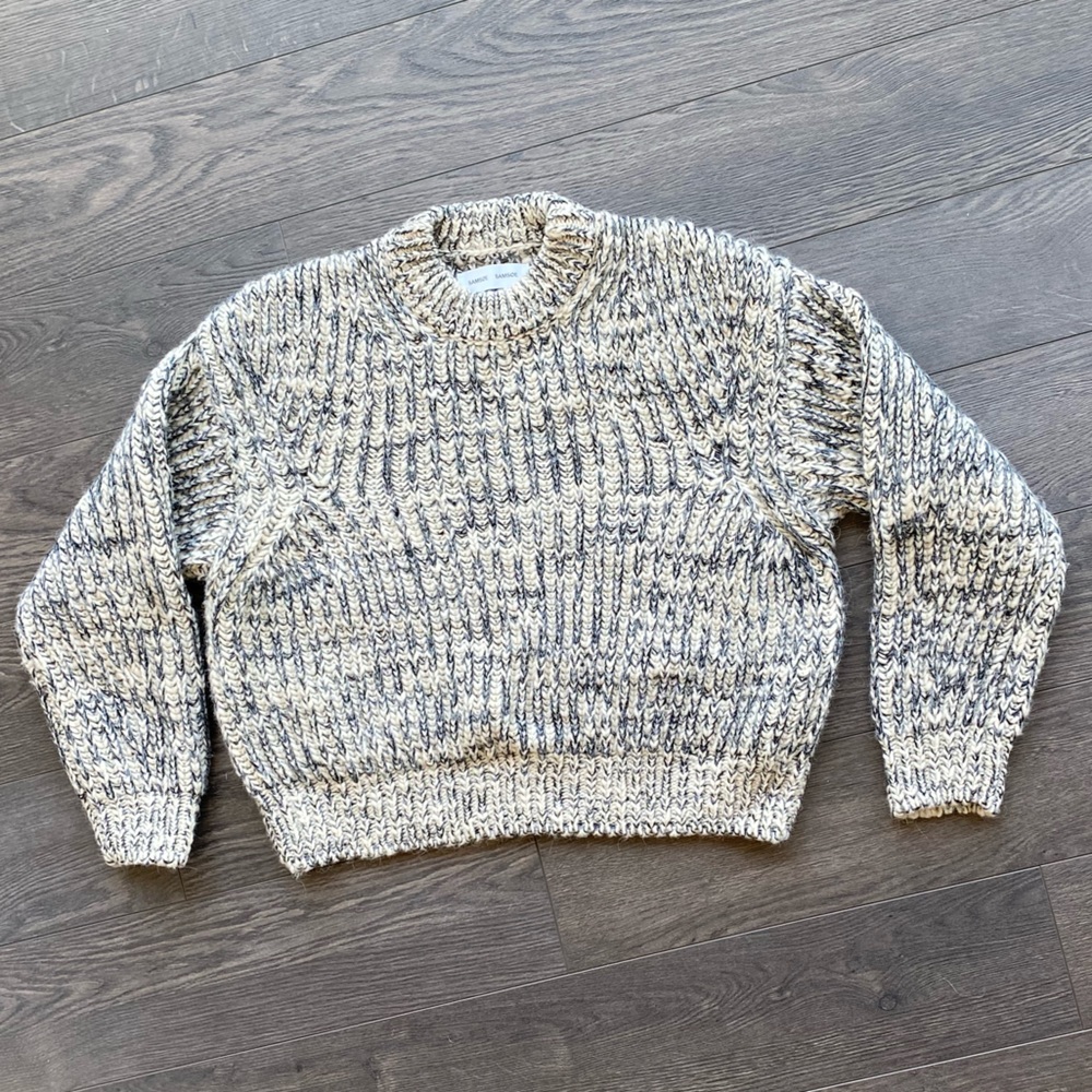 Chunky ready for autumn wool blend sweater - Size XS